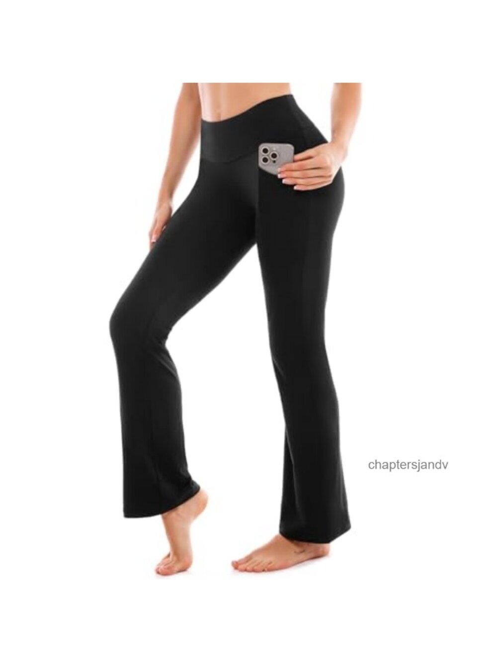 High Waisted Flare Leggings with Pockets Yoga Pants for Women